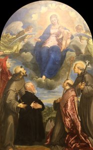 栄光の処女 作： Tintoretto